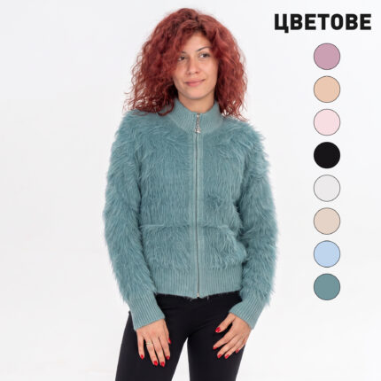 Плюшена жилетка - 908