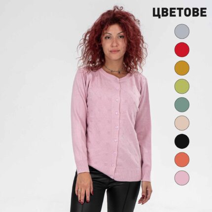 Вълнена жилетка с кашмир - С-038